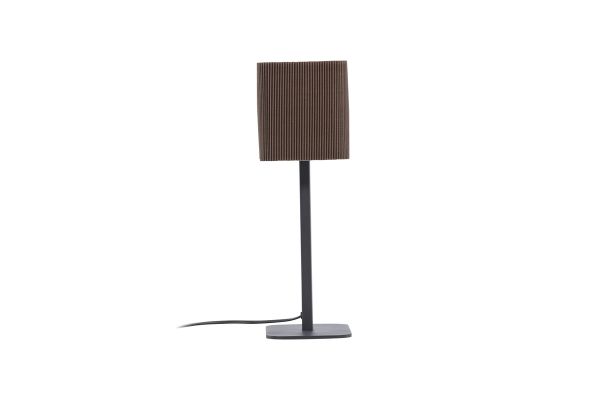 Imagine Lampa de masă Idre - Metal Negru / Material Textil Mocca