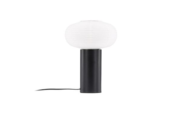 Imagine Lampa de masă Hovfjället 25cm - Negru / Hârtie de orez