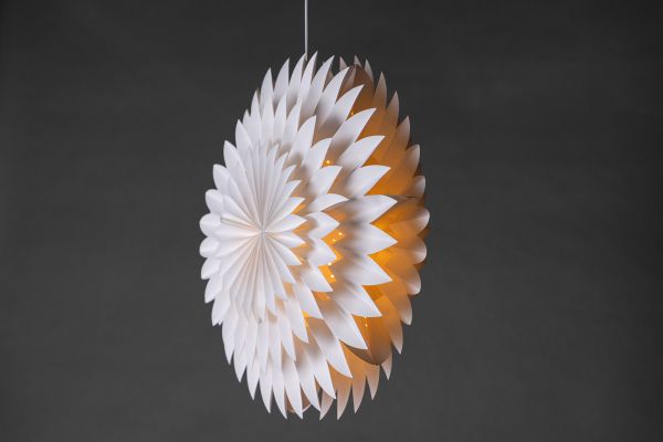 Imagine Lampa pendant Storlien de 60cm - Alb / Alb