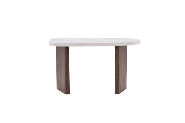 Imagine Grönvik Side Table 70x45 cm - Mocca / Concretelook /