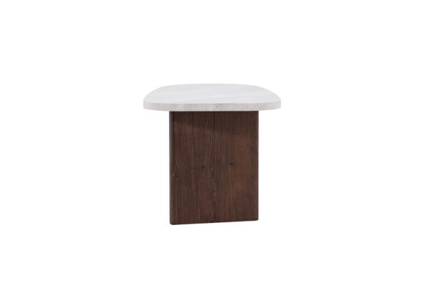 Imagine Grönvik Side Table 70x45 cm - Mocca / Concretelook /