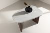 Imagine Grönvik Side Table 70x45 cm - Mocca / Concretelook /