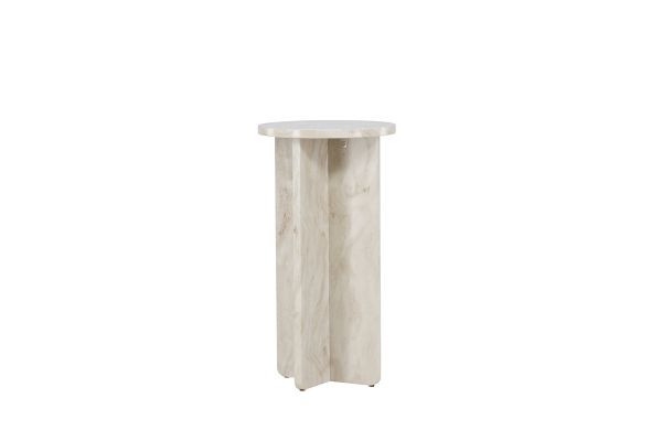 Imagine Ålesund Side table φ40 - Marble look /