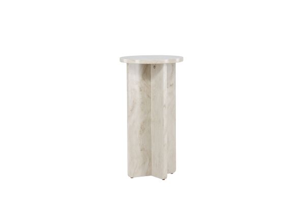 Imagine Ålesund Side table φ40 - Marble look /