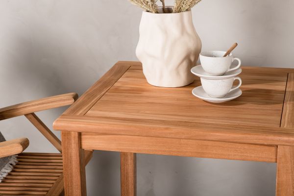 Imagine Kenya - Dining Table- Natural - Teak - 70*70cm