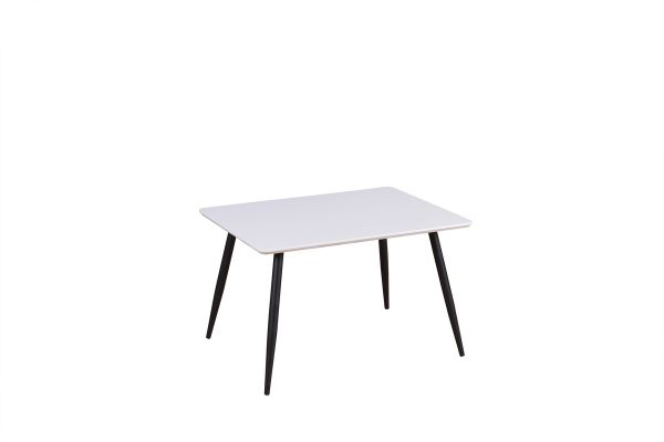 Masa de dining 80x60 alb/negru Polar XXS