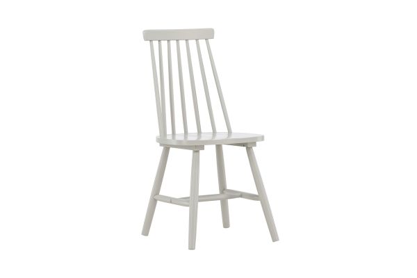 Imagine Lönneberga Dining Chair 2-pack - Light Grey / Light Grey Solid Rubber Wood