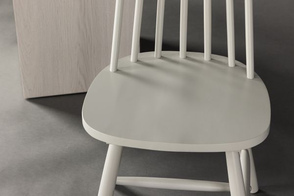 Imagine Lönneberga Dining Chair 2-pack - Light Grey / Light Grey Solid Rubber Wood