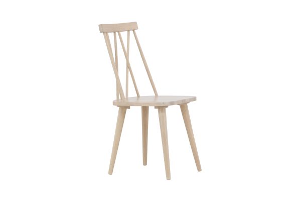 Imagine Mariette Dining Chair 2-pack - Whitewash / Whitewash Solid Rubber Wood