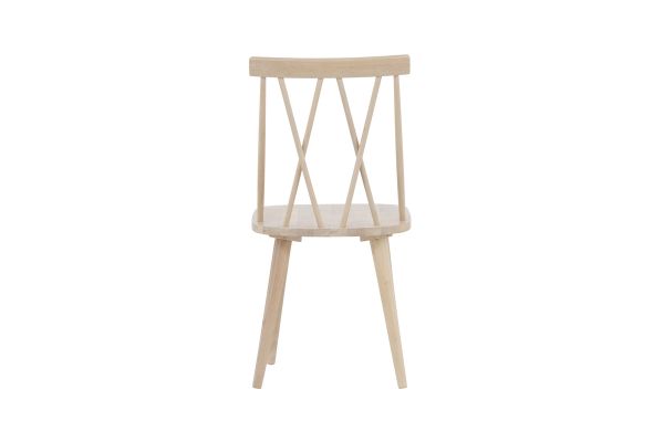 Imagine Mariette Dining Chair 2-pack - Whitewash / Whitewash Solid Rubber Wood