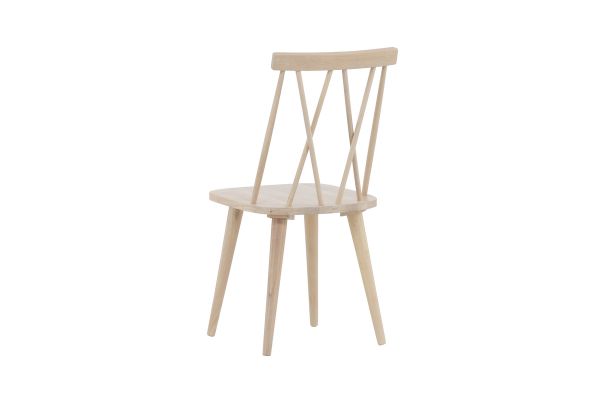 Imagine Mariette Dining Chair 2-pack - Whitewash / Whitewash Solid Rubber Wood