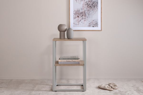 Imagine Rise Bedside Table - Gri / Ash Paper laminate