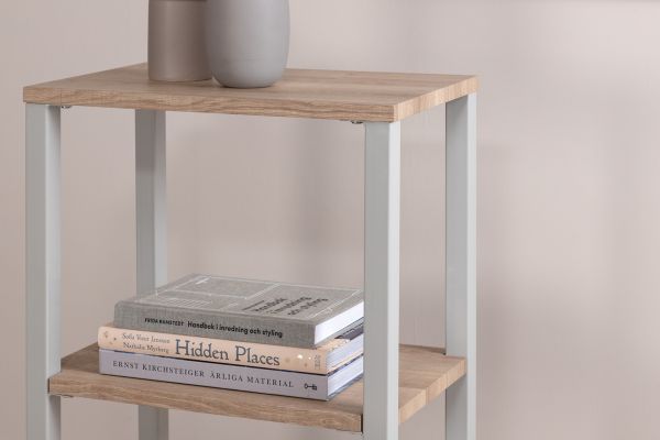 Imagine Rise Bedside Table - Gri / Ash Paper laminate