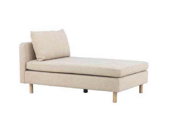 Imagine Zero Daybed - Aspect de lemn / Țesătură bej