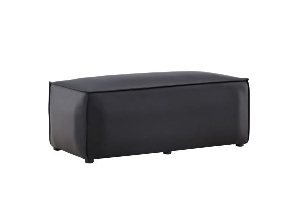 Imagine Palermo Pouf - Negru mat / Negru PU