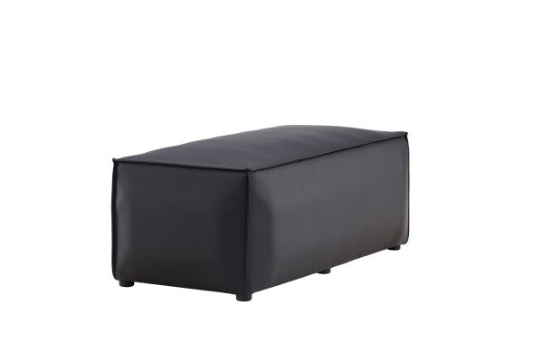 Imagine Palermo Pouf - Negru mat / Negru PU