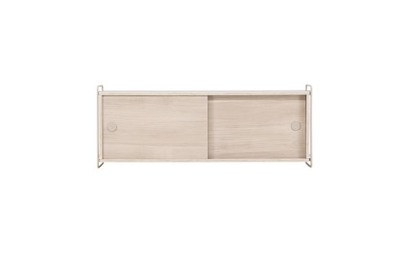 Imagine Cabinet de perete Paris 121x35x48cm - MDF Alb decapat