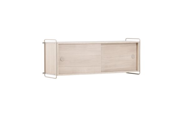 Imagine Cabinet de perete Paris 121x35x48cm - MDF Alb decapat