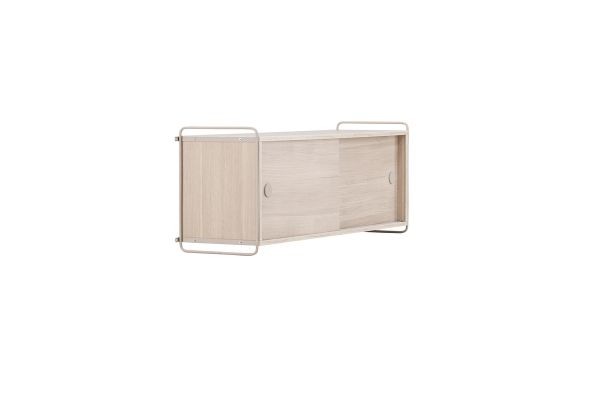 Imagine Cabinet de perete Paris 121x35x48cm - MDF Alb decapat