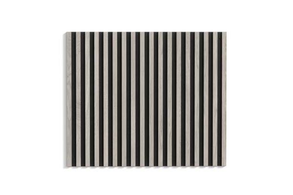 Imagine Pau Wall Panel- Cap de Pat W94,5 x H80 x B2,8 - Negru/Whitewash / MDF