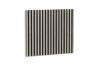 Imagine Pau Wall Panel- Cap de Pat W94,5 x H80 x B2,8 - Negru/Whitewash / MDF