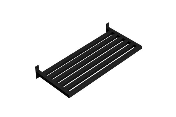 Imagine Raftul pentru pantofi Nimes 67,3x30x10,5 cm - Negru / Tub de fier