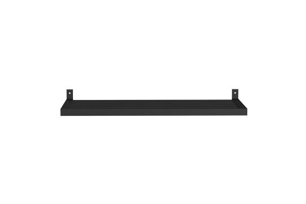 Imagine Raftul pentru pantofi Nimes 67,3x30x10,5 cm - Negru / Tub de fier