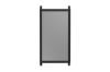 Imagine Nimes Mirror 35x5,8x72,5cm - Black /  Mirror