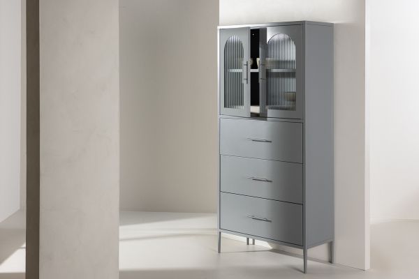 Imagine La Paz  Cabinet - Light grey / Light grey