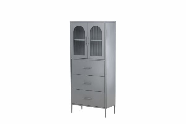 Imagine La Paz  Cabinet - Light grey / Light grey