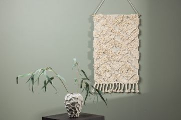 Imagine Hilda Wall Hanging Cotton - 50*80-  -Rectangular-Offwhite