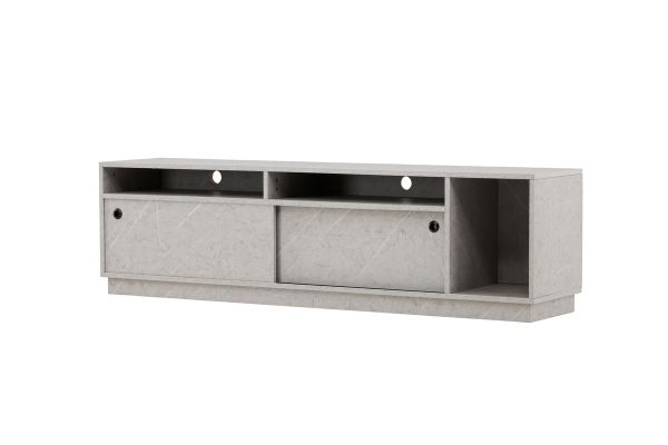 Imagine Girona TV Bench - Piatră/beton / Piatră/beton Melamină