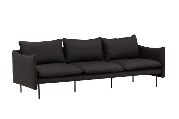 Imagine Brunskär Sofa - Matte black / Black Microfiber