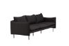 Imagine Brunskär Sofa - Matte black / Black Microfiber