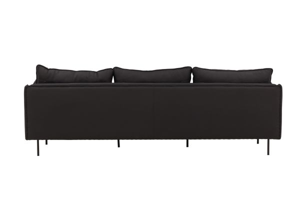 Imagine Brunskär Sofa - Matte black / Black Microfiber