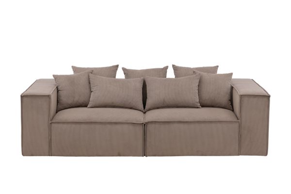 Imagine Vă rugăm să traduceți complet Gillholmen Sofa - Brown / Manchester