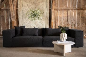 Imagine Gillholmen Sofa - Black / Black Boucle