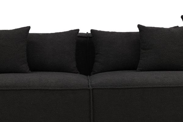 Imagine Gillholmen Sofa - Black / Black Boucle