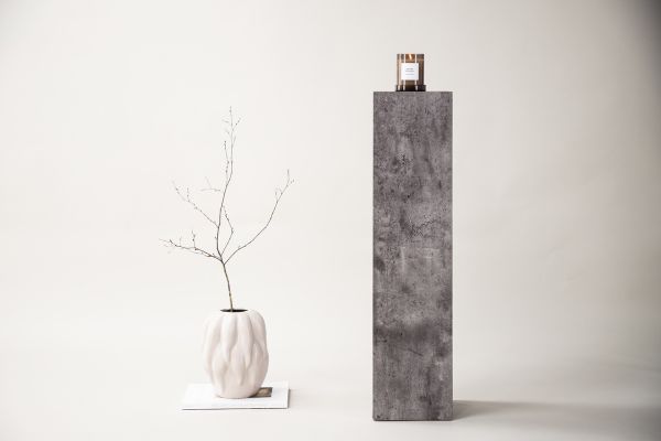 Imagine Ramsvik - Tall Storage - Stone / Lemn cu aspect de piatră