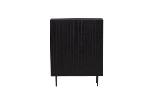 Imagine Vă rugăm să traduceți complet "Björkön High Cabinet Storage - Black / Oak/faneer