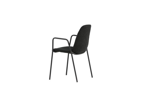 Imagine Vă rugăm să traduceți complet Klädesholmen Dining Chair 2-pack - Black / Black Boucle