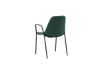 Imagine Vă rugăm să traduceți complet Klädesholmen Dining Chair 2-pack - Negru / Catifea Verde Închis