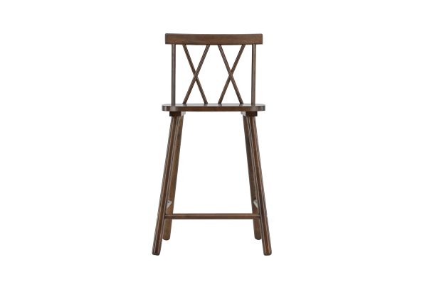 Imagine Mollöström Bar Chair 2-pack - Mocca / Walnut Wood