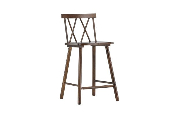 Imagine Mollöström Bar Chair 2-pack - Mocca / Walnut Wood