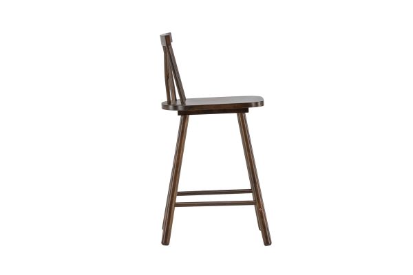 Imagine Mollöström Bar Chair 2-pack - Mocca / Walnut Wood