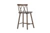 Imagine Mollöström Bar Chair 2-pack - Mocca / Walnut Wood