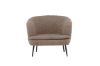 Imagine Nordkoster Single Sofa - Matte Black / Dark Beige Teddy