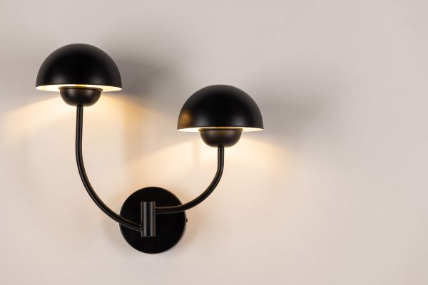 Imagine Lampa de perete Lyckorna - / Metal negru