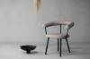 Imagine Västerås x Josefin Lustig - Dining Chair 2-pack - Matte Black  / Offwhite PU