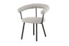 Imagine Västerås x Josefin Lustig - Dining Chair 2-pack - Matte Black  / Offwhite PU